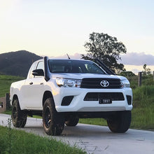 Load image into Gallery viewer, Toyota Hilux (2015-2025) N80 GUN Phat Bars 4" Twin Stainless Snorkels