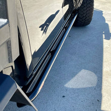 Load image into Gallery viewer, Nissan Navara (2015-2023) NP300 D23 (ANGLED) Phat Bars Rock Sliders/Side Steps – Powdercoated