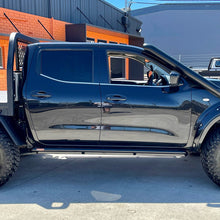 Load image into Gallery viewer, Nissan Navara (2015-2025) NP300 D23 (FLAT) Phat Bars Rock Sliders/Side Steps – Powdercoated