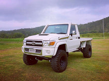 Load image into Gallery viewer, Toyota Landcruiser 76 Series (2006-2024) VDJ Phat Bars 4" Twin Stainless Snorkels