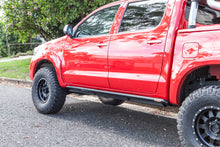 Load image into Gallery viewer, Toyota Hilux (2005-2015) N70 KUN (ANGLED) Phat Bars Rock Sliders/Side Steps – Powdercoated