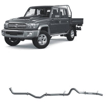 Load image into Gallery viewer, Redback Extreme Duty Exhaust for Toyota Landcruiser 79 Series with Auxiliary Fuel Tank (11/2016 onwards)

