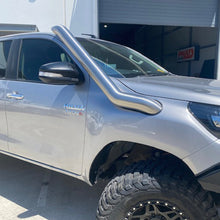 Load image into Gallery viewer, Toyota Hilux (2015-2025) N80 GUN Phat Bars 4" Stainless Snorkel (LONG ENTRY)