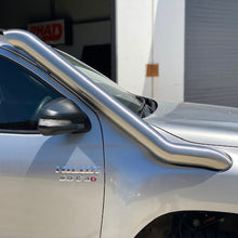 Load image into Gallery viewer, Toyota Hilux (2015-2025) N80 GUN Phat Bars 4" Stainless Snorkel (LONG ENTRY)