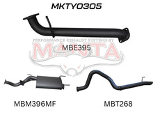 Load image into Gallery viewer, Toyota Landcruiser 100 Series (1998-2007) 4.7L V8 Manta Exhaust