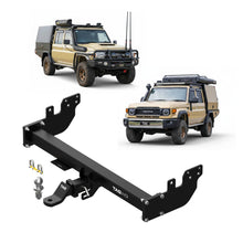 Load image into Gallery viewer, TAG Heavy Duty Towbar &amp; Direct Fit Wiring for Toyota Landcruiser 79 Series Single and Dual Cab (10/2012 - on)

