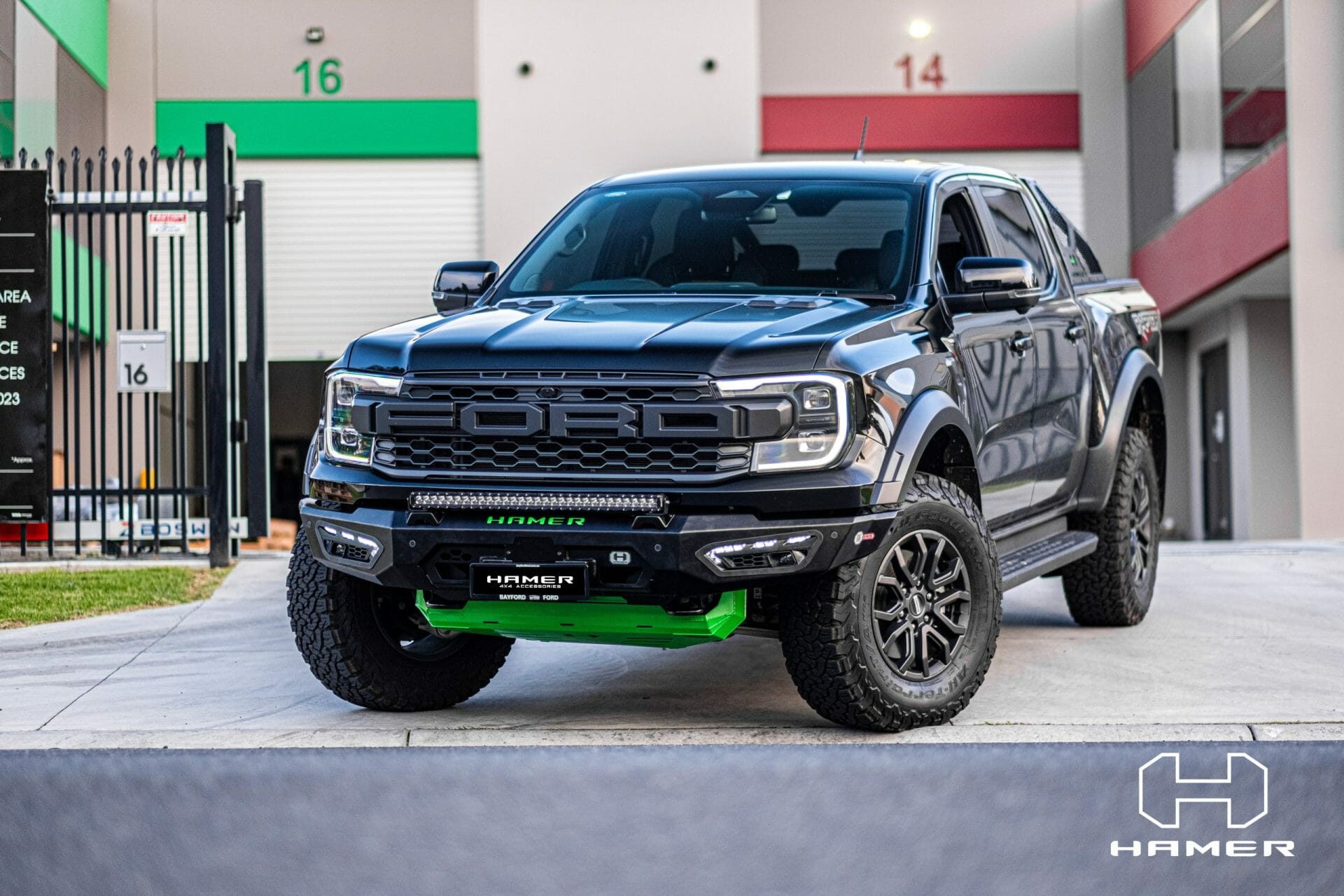 Loaded Ranger Raptor Ford Ranger (2022-2026) Raptor Hamer 4x4 Atlas series Bull bar – Canyon ...