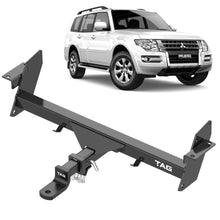 Load image into Gallery viewer, TAG Heavy Duty Towbar &amp; Direct Fit Wiring Kit for Mitsubishi Pajero NM NP Series (05/2000 - 10/2006)
