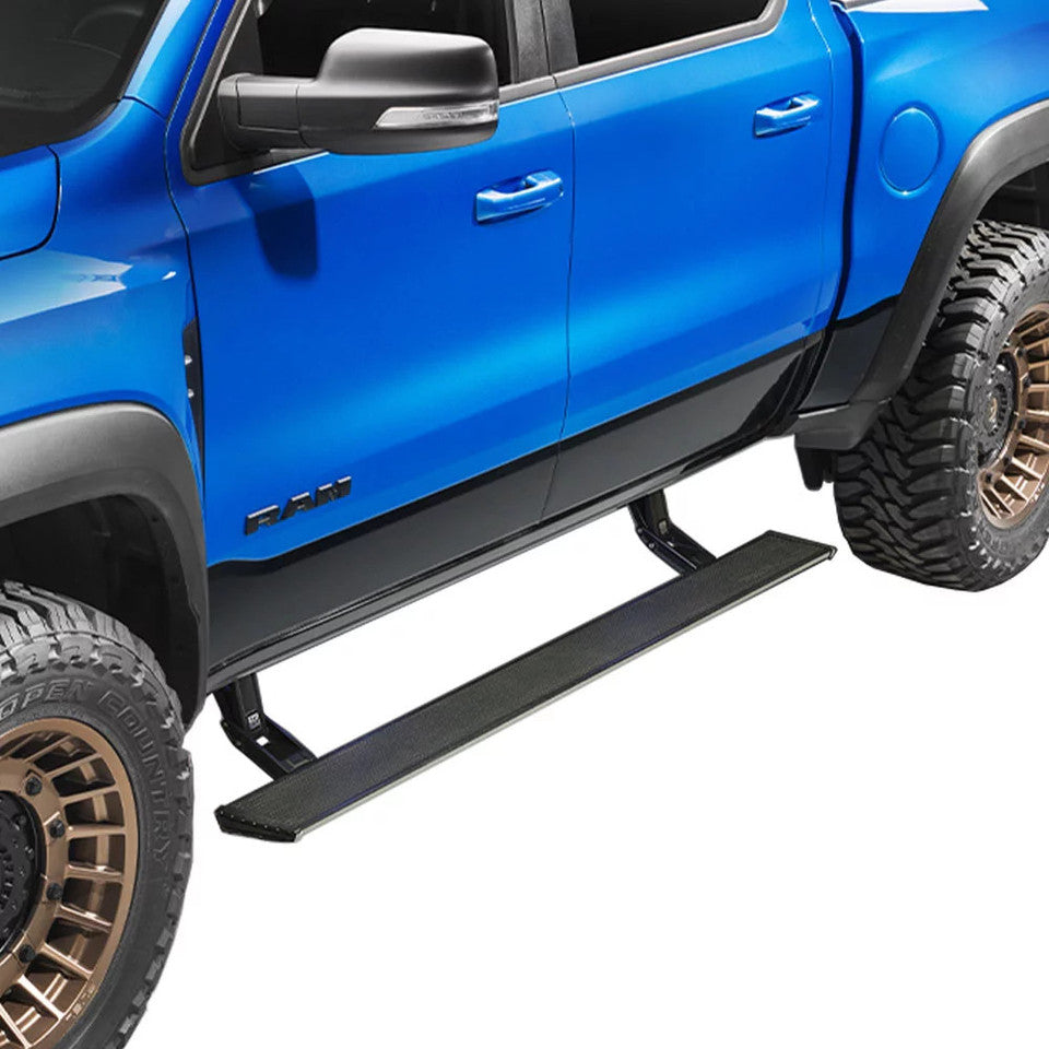 Ram 1500 DT (2021-2026) Crew Cab AMP Research PowerStep Xtreme Electric Running Boards