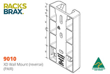 Load image into Gallery viewer, Racksbrax XD Wall Mount (SKU: 9010)
