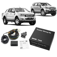 TAG Heavy Duty (Extended) Towbar and Direct Fit Wiring Harness for Ford Ranger PX2,PX3 (06/2015 - 05/2022) - Cab Chassis models