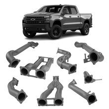 Load image into Gallery viewer, Redback 4x4 Exhaust System for Chevrolet Silverado 1500 with Antidrone Mufflers (03/2020 - on)
