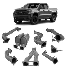 Load image into Gallery viewer, Redback 4x4 Exhaust System for Chevrolet Silverado 1500 with Antidrone Mufflers (03/2020 - on)
