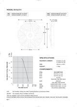 Load image into Gallery viewer, Davies Craig Universal Fan 10&quot; Fan Skew Blade Pull 12V (696CFM) (56mm Deep)
