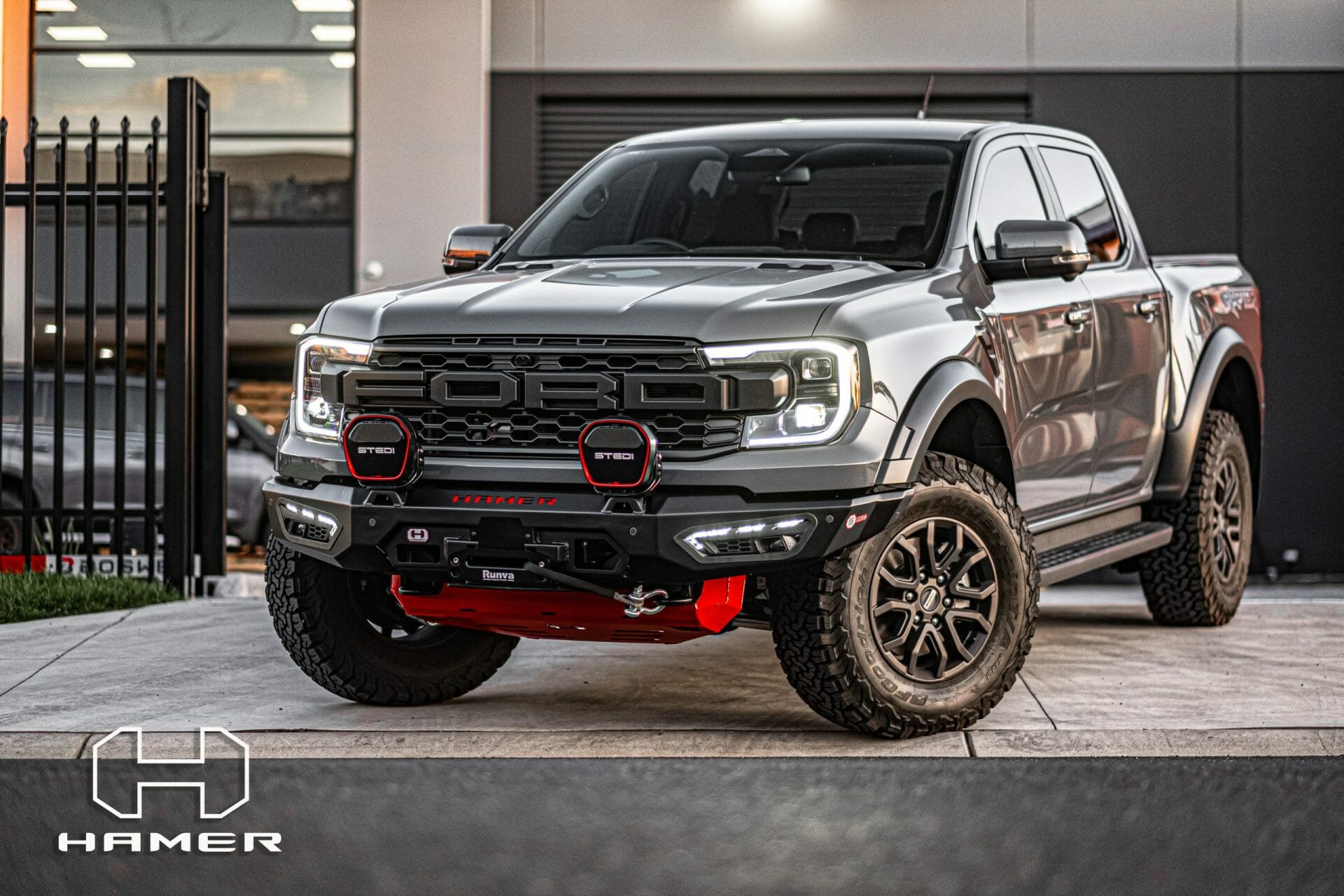 Loaded Ranger Raptor Ford Ranger (2022-2026) Raptor Hamer 4x4 Atlas series Bull bar – Canyon ...