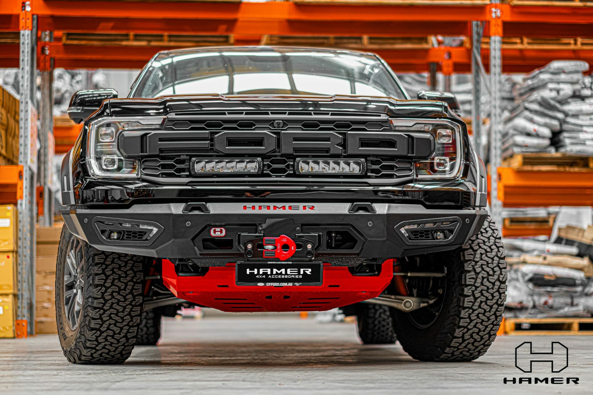 Ford Ranger Raptor (2022 – 2025) Hamer 4x4 Atlas series Bull bar ...