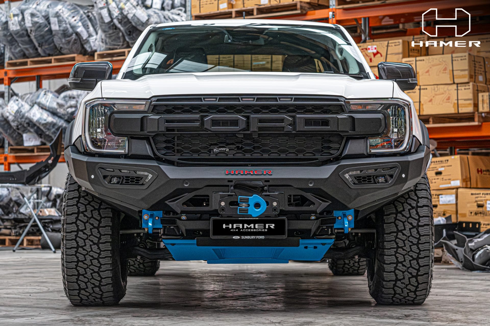 Ford Ranger (2022–2026) Hamer 4x4 Atlas series Bull bar – Canyon Off-Road