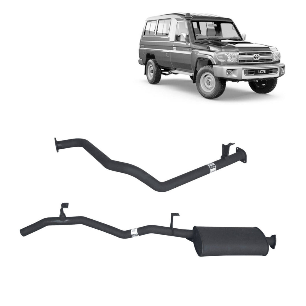 Redback Performance Exhaust System for Toyota Landcruiser 75/78 Series 4.2L 1HZ