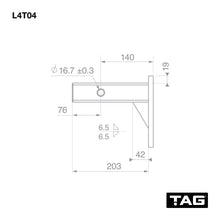 Load image into Gallery viewer, TAG Adjustable Pintle Mount - 50mm Square Hitch (4.5T)
