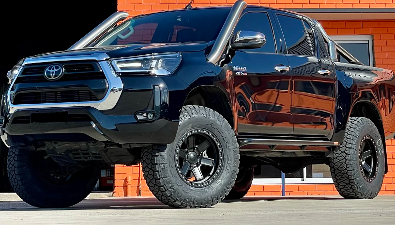 Toyota Hilux (2015-2024) N80 GUN Phat Bars 4" Twin Stainless Snorkels – Canyon Off-Road