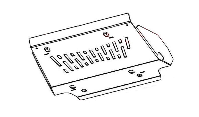 Toyota Landcruiser (1990-1998) 80 Series Xrox Transfer Case Guard Bash Plate Under Body Guard