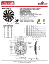 Load image into Gallery viewer, Maradyne Universal High Performance Fan 10&quot; Fan Skew Blade Reversible 12V (950CFM) (63mm Deep)
