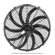 Load image into Gallery viewer, SPAL Universal Fan 16&quot; Fan Skew Blade Pull 12V Brushless (1858CFM) (82mm Deep)
