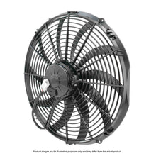 Load image into Gallery viewer, SPAL Universal Fan 16&quot; Fan Skew Blade Pull 12V Brushless (1858CFM) (82mm Deep)
