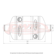 Load image into Gallery viewer, PWR Universal Elite Series Water to Oil Cooler - 55mm Generic Size w/ 38mm Outlets
