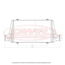 Load image into Gallery viewer, Universal Street Series Intercooler Core Size 500 x 300 x 68mm, 3&quot; Outlets
