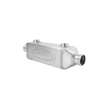 Load image into Gallery viewer, Universal Water to Oil Cooler In-Line 3&quot; x 3&quot; x 8&quot; with 38mm Outlets
