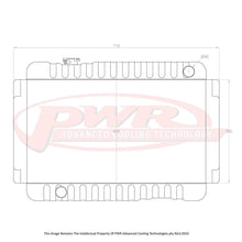 Load image into Gallery viewer, Holden HQ - HZ V8 (1971-1980) 55mm Downflow Radiator
