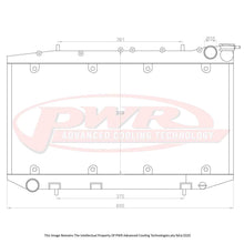 Load image into Gallery viewer, Nissan Pulsar N14 GTI-R (1990-1995) 42mm Radiator w/ 12&quot; SPAL Fan Mounts
