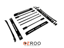 Load image into Gallery viewer, Mitsubishi Triton (2015-2023) MQ MR Dual Cab ULTIMATE Roof Rack - Integrated Light Bar &amp; Side lights
