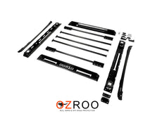 Load image into Gallery viewer, Nissan Navara (2007-2019) D40 &amp; NP300 Dual Cab ULTIMATE Roof Rack - Integrated Light Bar &amp; Side lights

