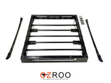 Load image into Gallery viewer, Nissan Navara (2007-2019) D40 &amp; NP300 Dual Cab ULTIMATE Roof Rack - Integrated Light Bar &amp; Side lights
