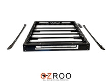 Load image into Gallery viewer, Toyota Hilux (1997-2015) KZN &amp; KUN Dual Cab ULTIMATE Roof Rack - Integrated Light Bar &amp; Side lights
