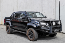 Load image into Gallery viewer, Toyota Hilux (2015-2024) GUN N80 Fatz Fabrication 4″ Stainless Short Entry Snorkel
