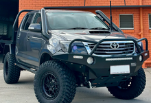 Load image into Gallery viewer, Toyota Hilux (2005-2015) N70 KUN Phat Bars 4&quot; Twin Stainless Snorkels
