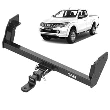 Load image into Gallery viewer, TAG Heavy Duty Towbar &amp; Direct Fit Wiring for Mitsubishi Triton ML MN Ute With Step (07/2006 - 08/2009)
