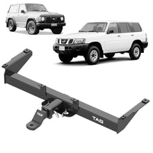 Load image into Gallery viewer, TAG Heavy Duty Towbar &amp; Universal Wiring for Ford Maverick Coil Sprung Vehicles Only (1988 - 3/1994)
