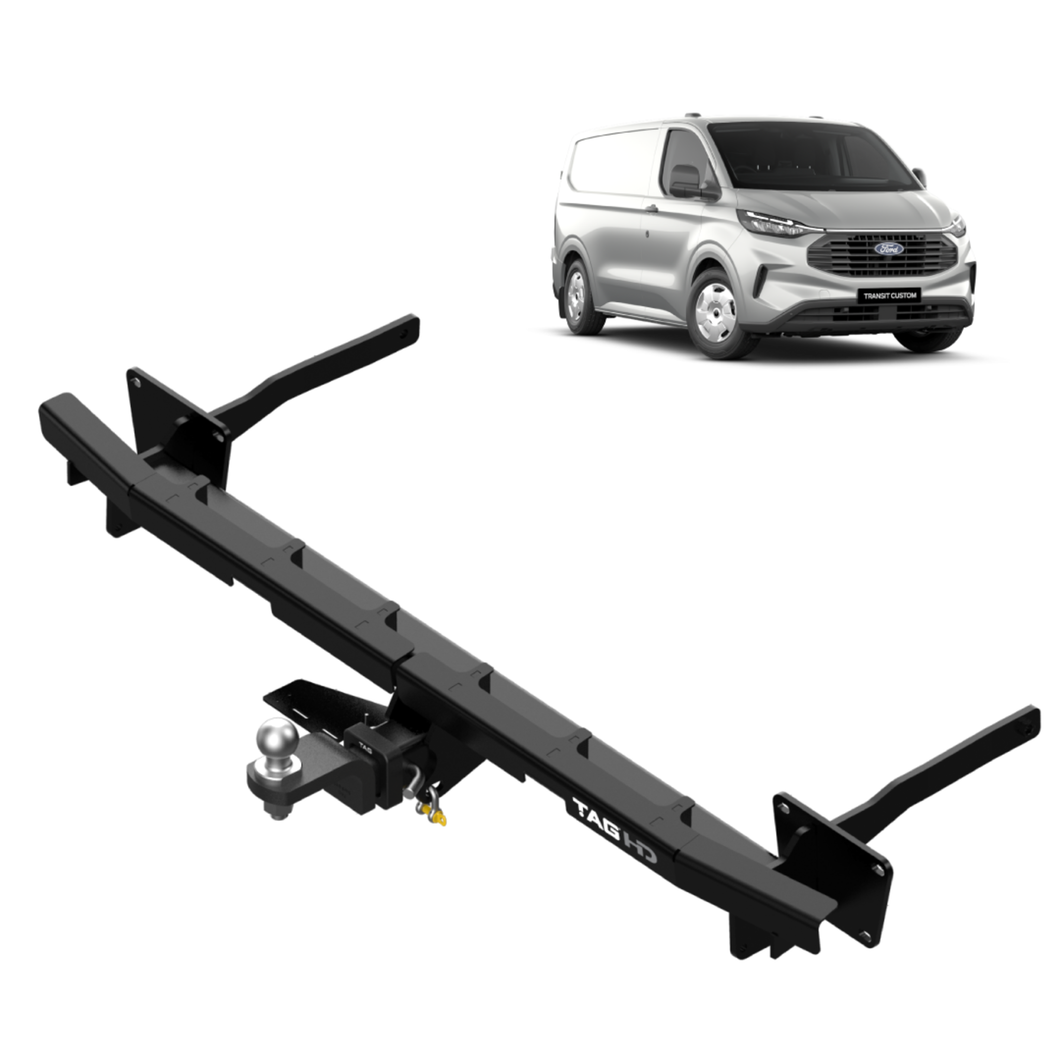 TAG Heavy Duty Towbar & Direct Fit Wiring for Ford Transit Custom AV (07/2023 - on)
