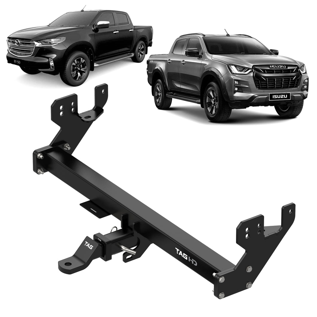 TAG Heavy Duty Towbar & Direct Fit Wiring Kit for Isuzu D-MAX (06/2020 - on), Mazda BT-50 (07/2020 - on)