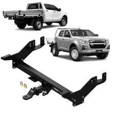 Load image into Gallery viewer, TAG Towbar &amp; Direct Fit Wiring For Isuzu D-max and Mazda BT-50 Models with Extended Tray or Canopy (07/2020 - On)
