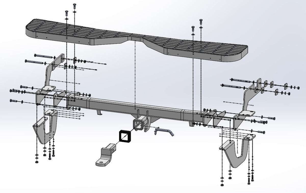 TAG Rear Step for Hyundai ILoad (01/2008 - on) – Canyon Off-Road