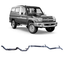 Load image into Gallery viewer, Redback Extreme Duty Exhaust for Toyota Landcruiser 78 Series Troop Carrier (03/2007 - 10/2016)
