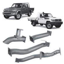 Load image into Gallery viewer, Redback Extreme Duty 4&quot; DPF Back Exhaust with Muffler Delete for Toyota Landcruiser 79 Series
