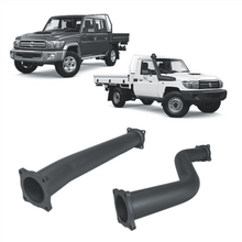 Load image into Gallery viewer, Redback Extreme Duty Exhaust for Toyota Landcruiser 79 Series with Auxiliary Fuel Tank (11/2016 onwards)
