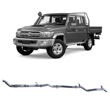 Load image into Gallery viewer, Redback Extreme Duty Exhaust for Toyota Landcruiser 79 Series Double Cab with Auxiliary Fuel Tank (01/2012 - 10/2016)
