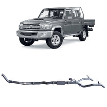 Load image into Gallery viewer, Redback Extreme Duty Twin Exhaust for Toyota Landcruiser 79 Series Double Cab (10/2012 - 10/2016)
